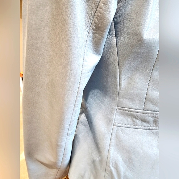 The Limited leather blazer, sz 6 - Picture 7 of 10